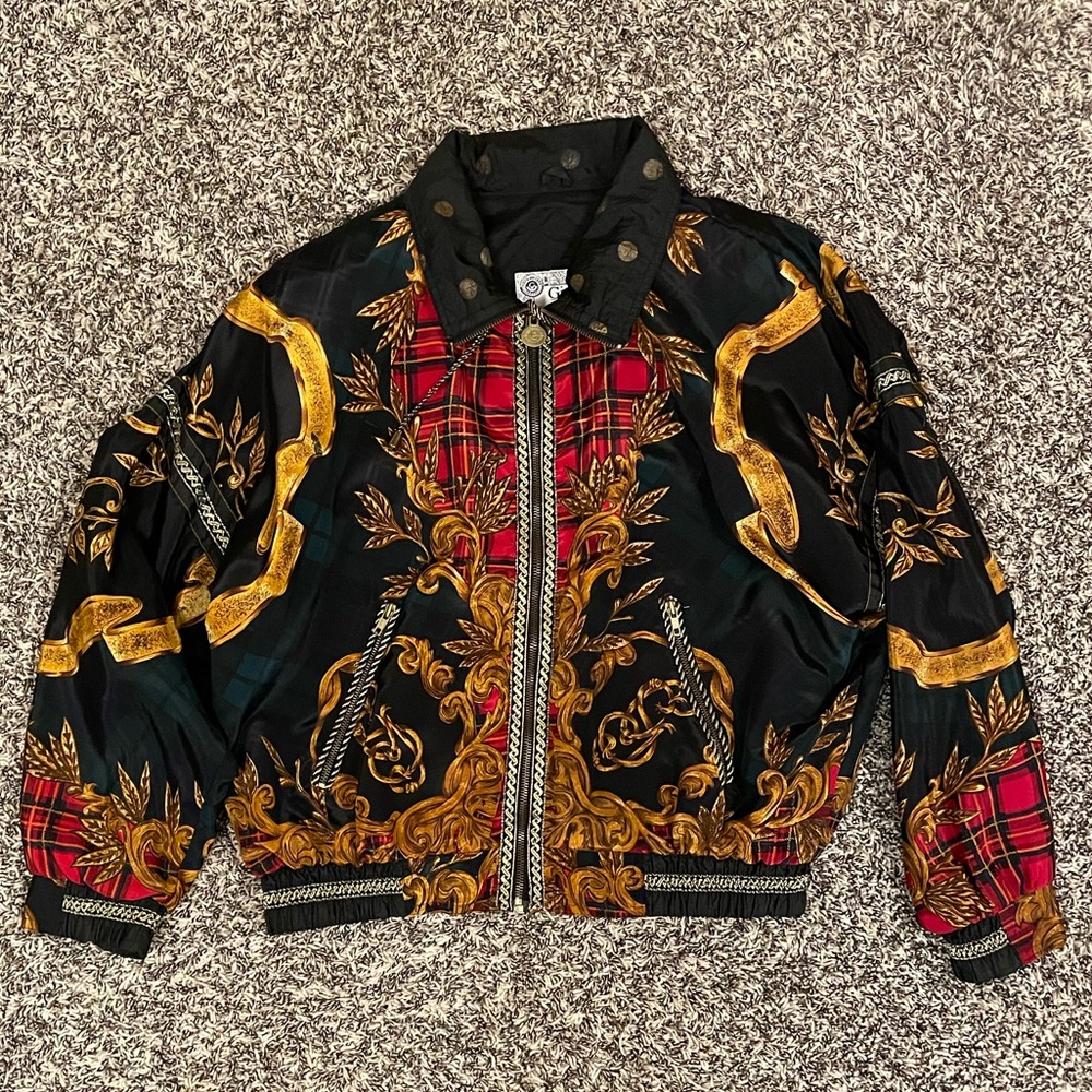 Vintage Giacca Sport Printed Jacket